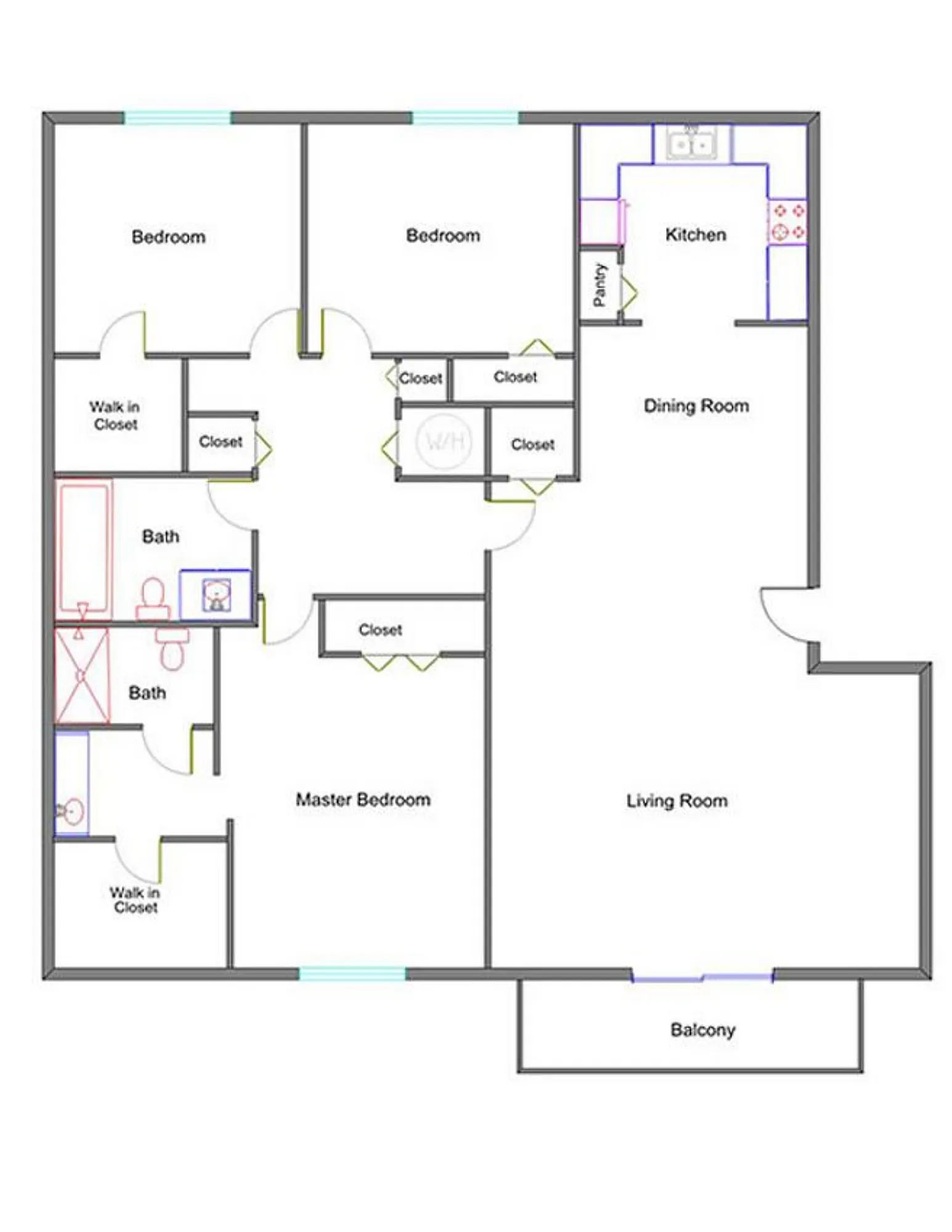 3 Bedroom | 2 Bath | 1,407 sqft