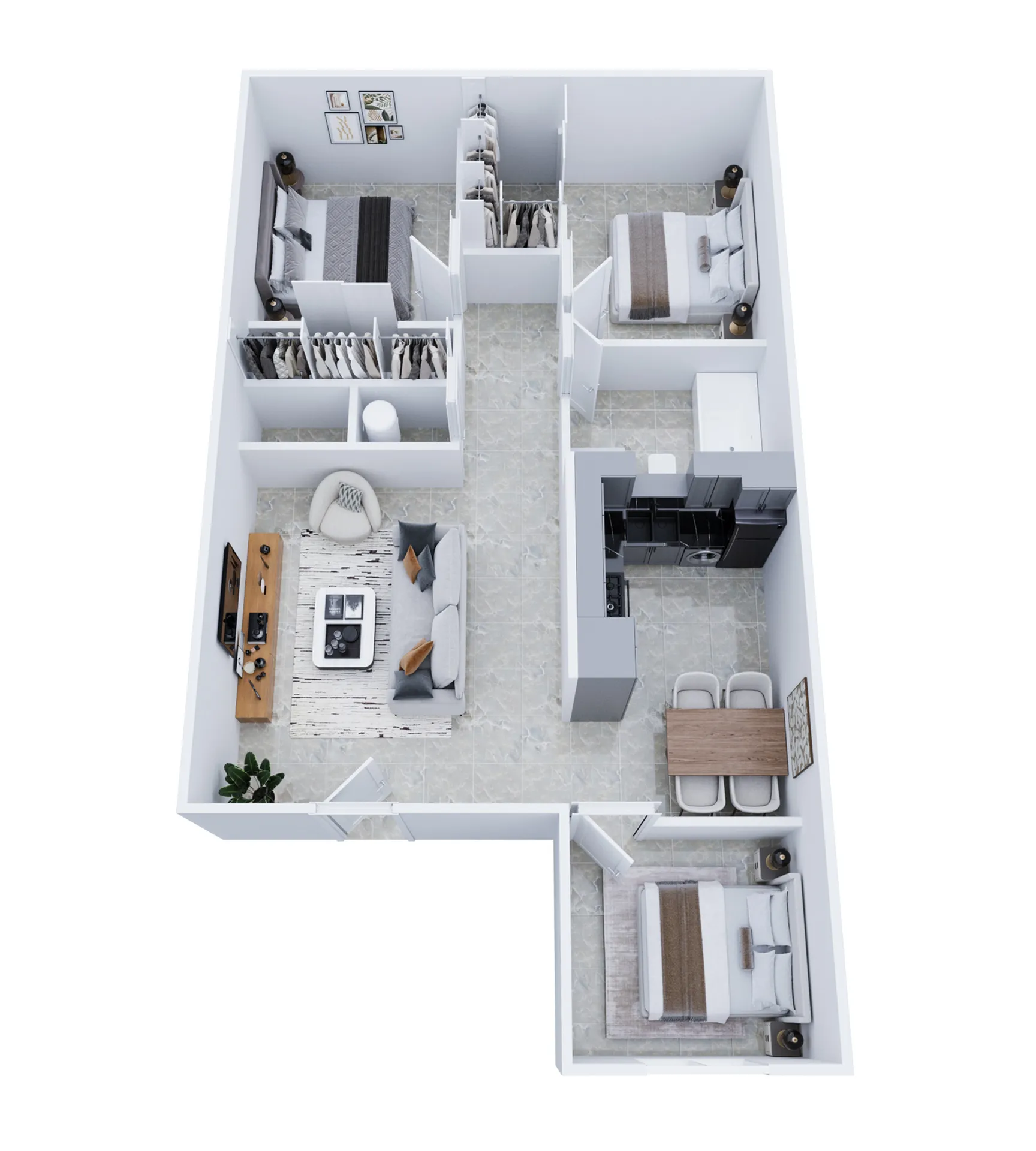 3x1 Floor Plan