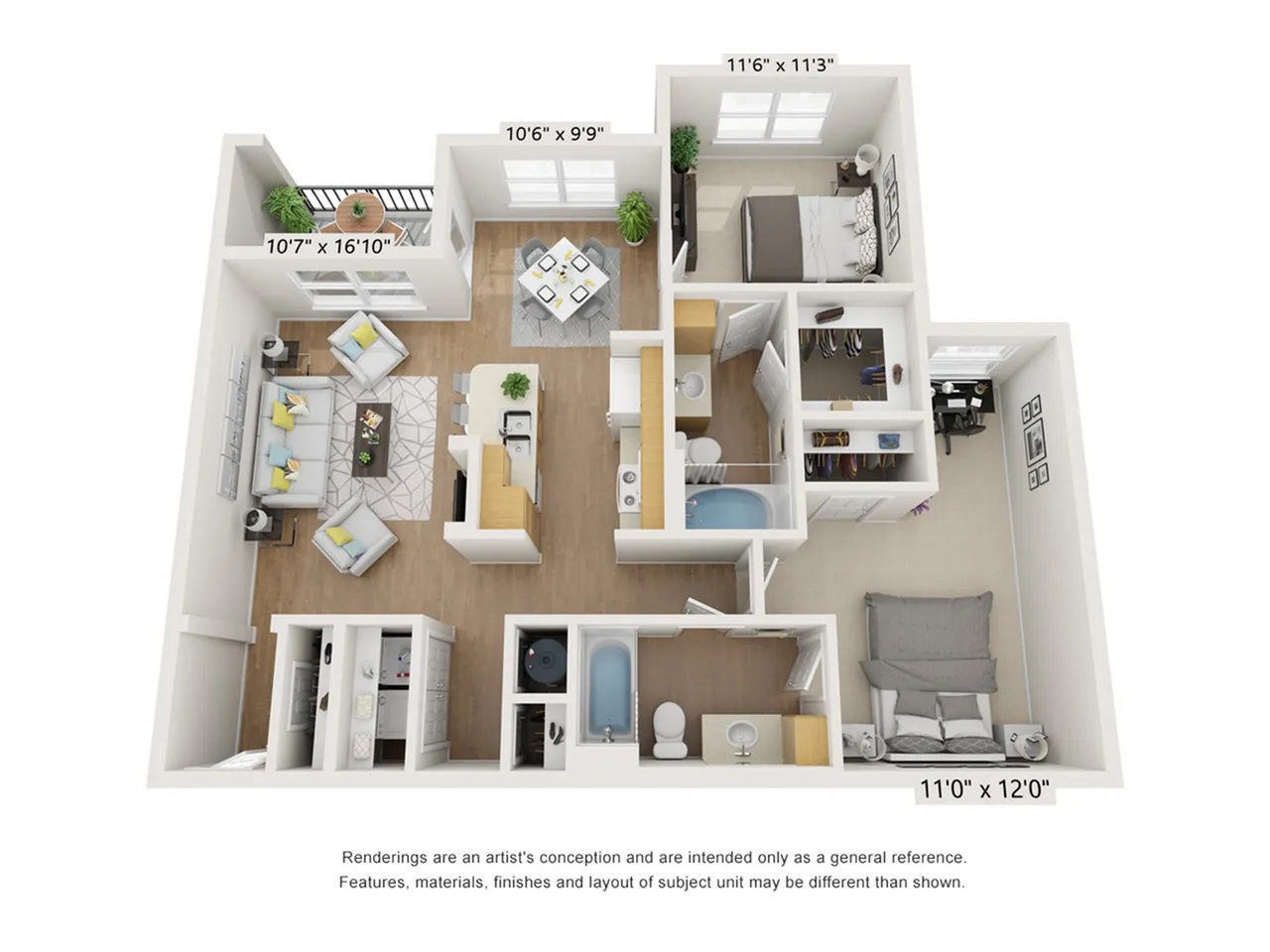 2x2 | Apartments in Houston, TX | The Henry at Liberty Hills