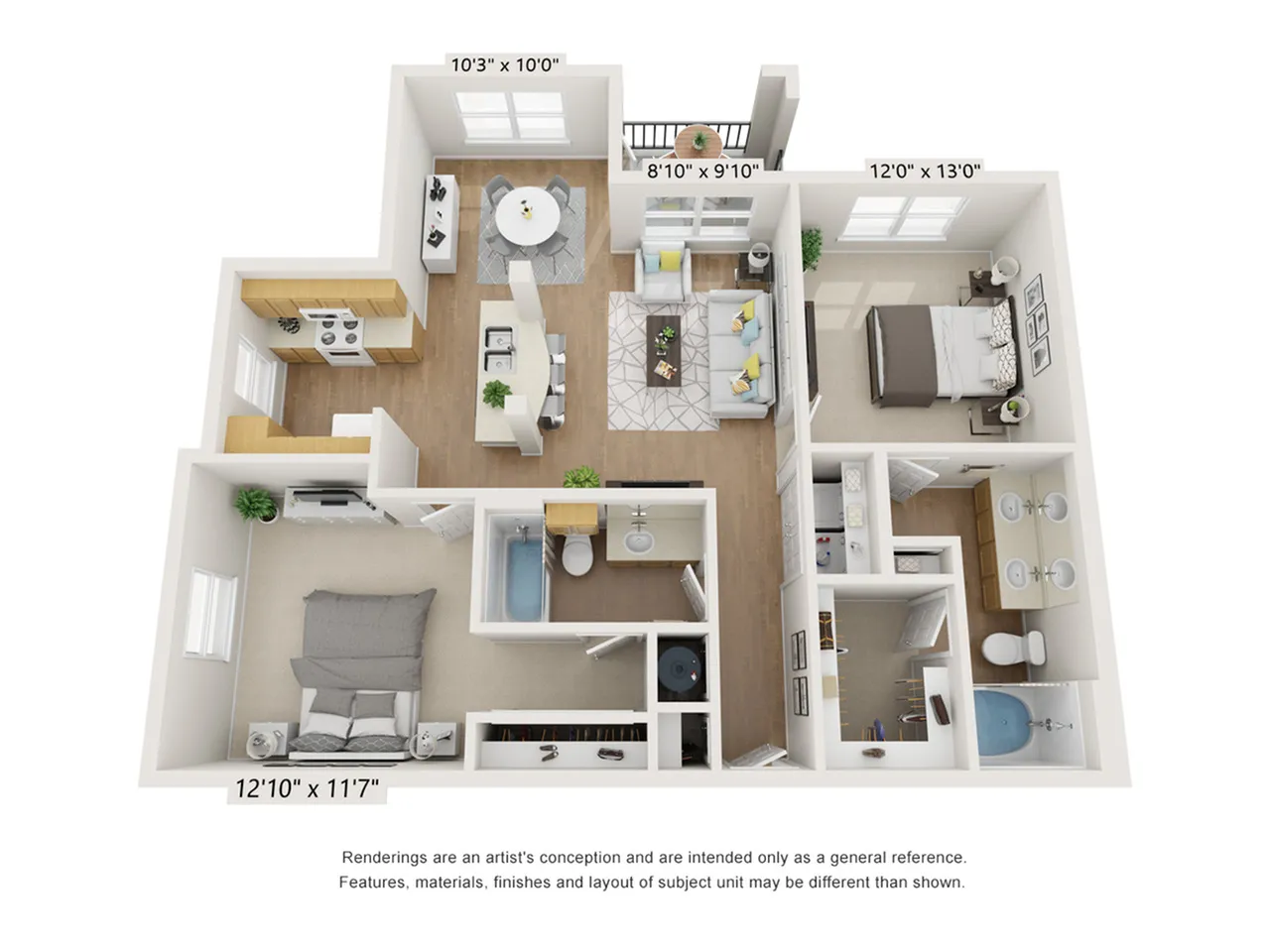 2x2 | Apartments in Houston, TX | The Henry at Liberty Hills
