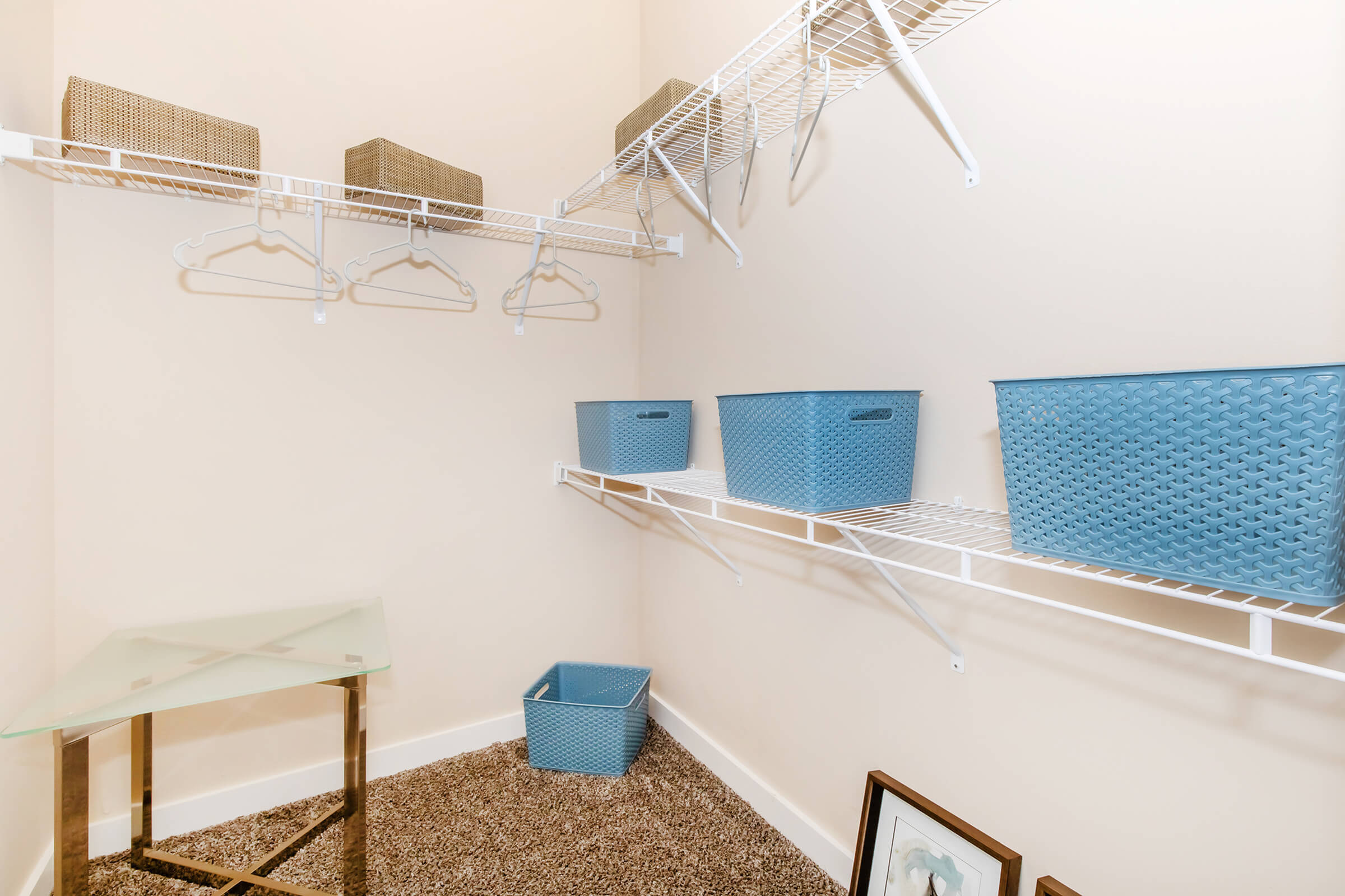 B Floor Plan, Closet