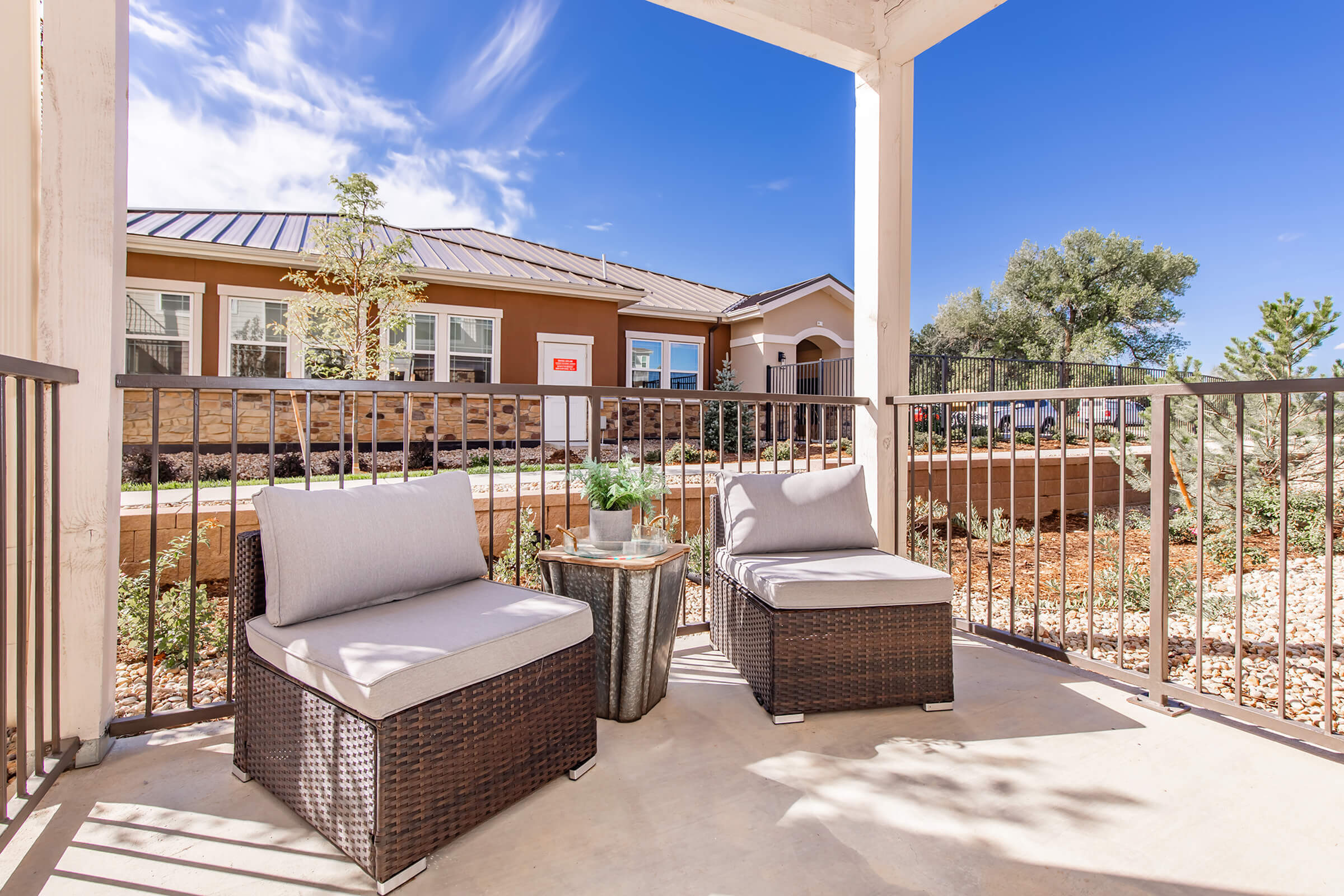 B Floor Plan, Patio