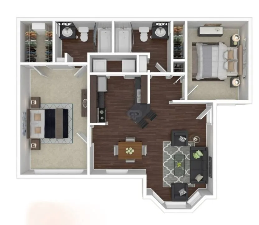 Two Bedroom: B3 - Fully Renovated
