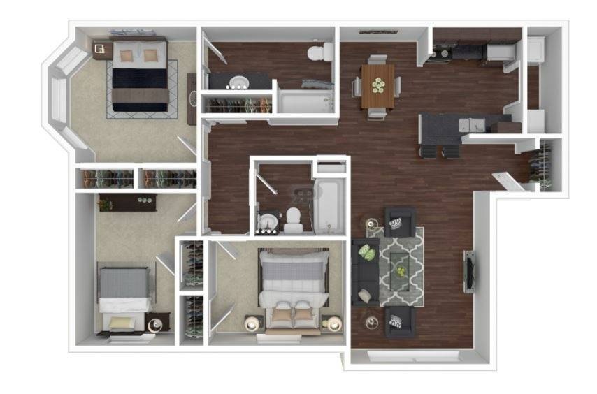 1 - 3 Bed Apartments - Check Availability 