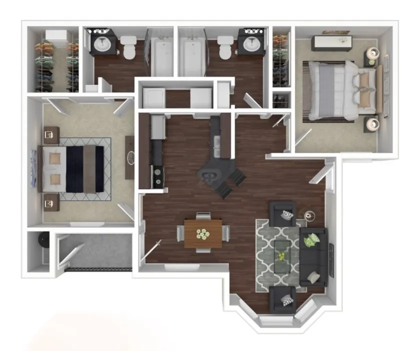 Two Bedroom: B3 - Upgraded