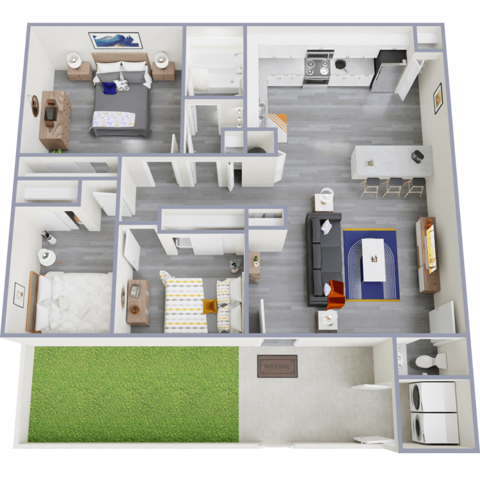 3 Bed 1.5 Bath