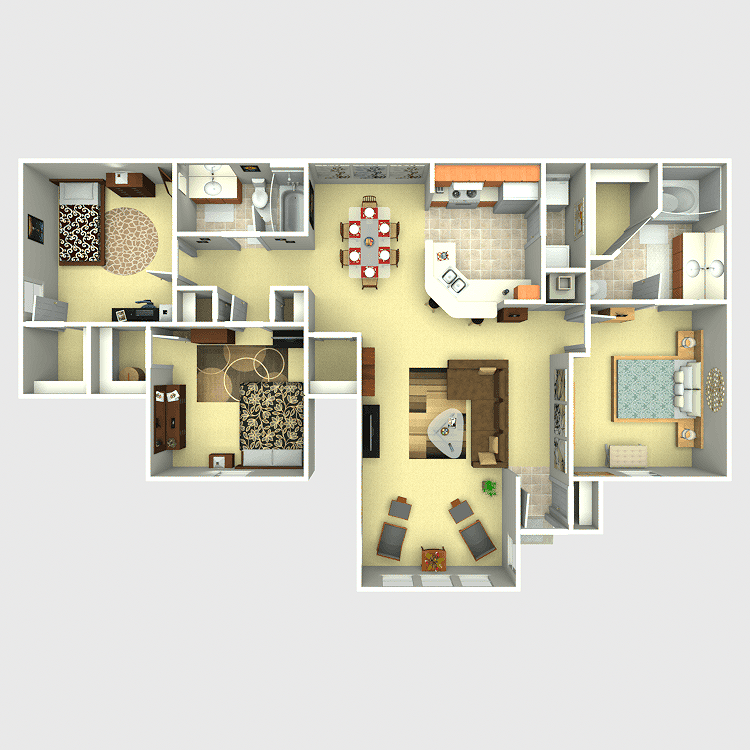 Casas De Soledad D3 Fireweed Solarium Three Bedrooms