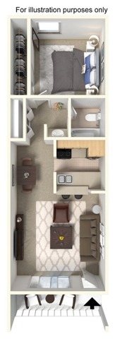 One Bed One Bath