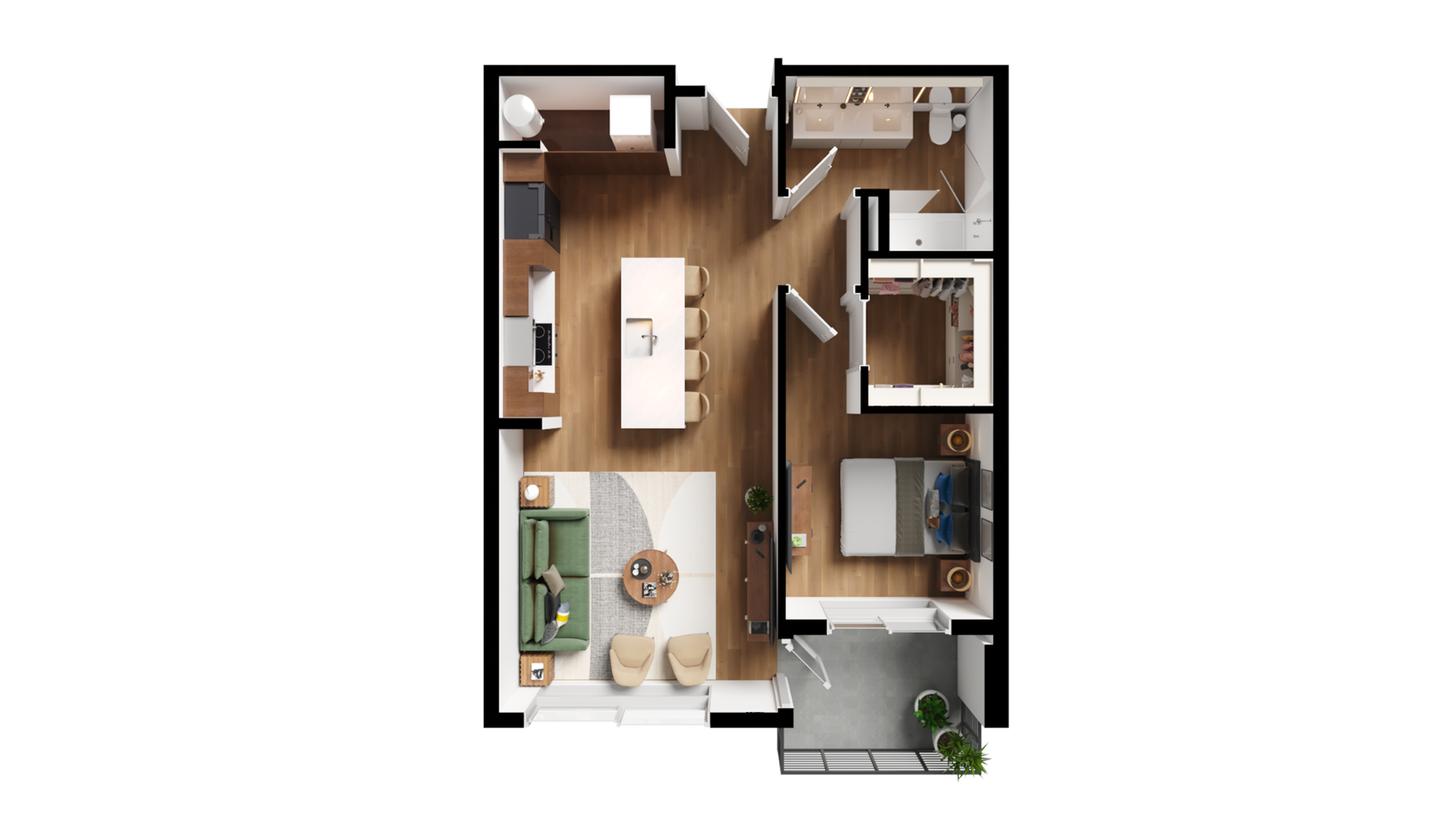 1BR - B