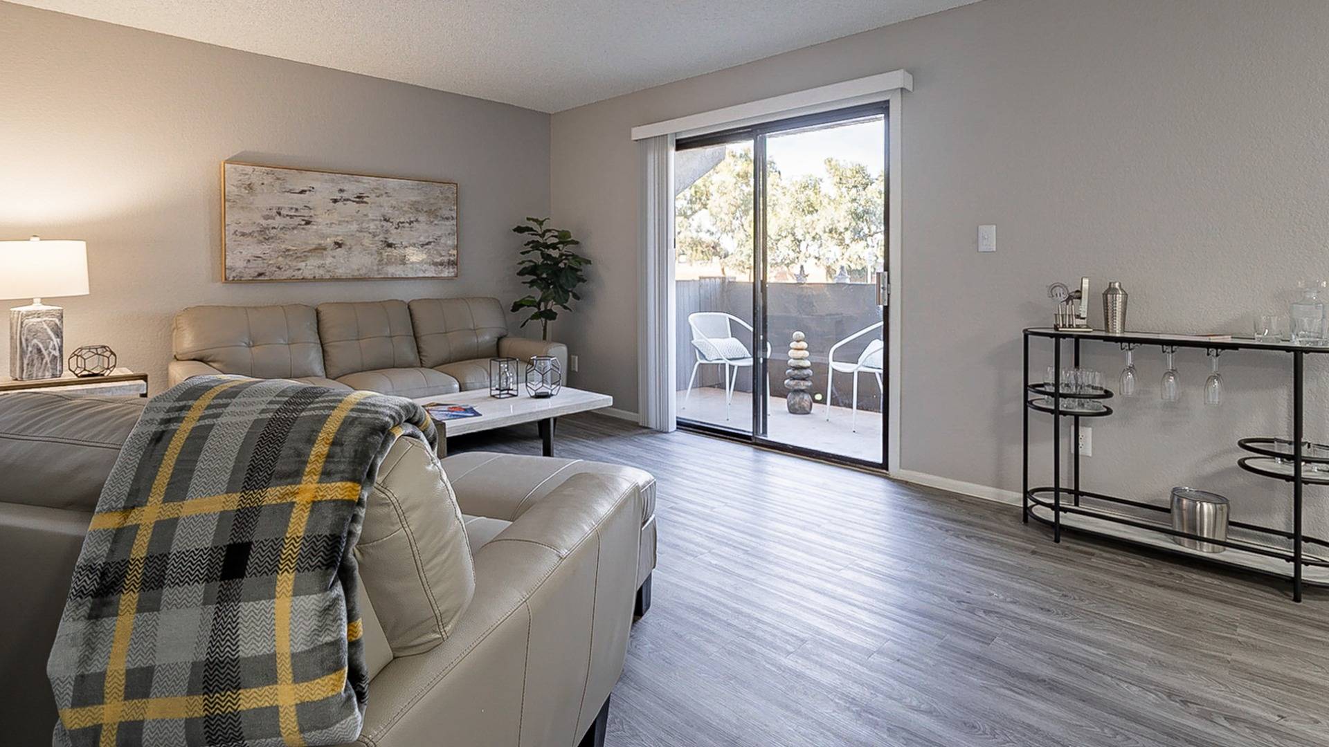Faux Wood Plank Flooring