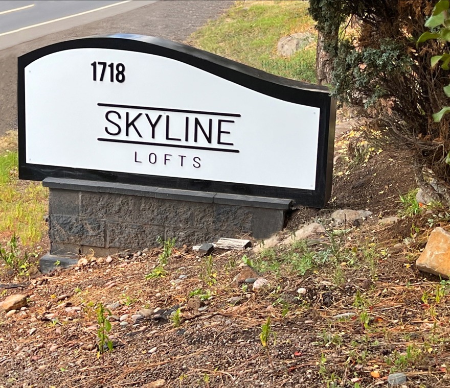 Skyline Lofts signage