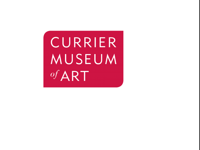 Logo for Currier Museum of Art near Greenview Village apartments.