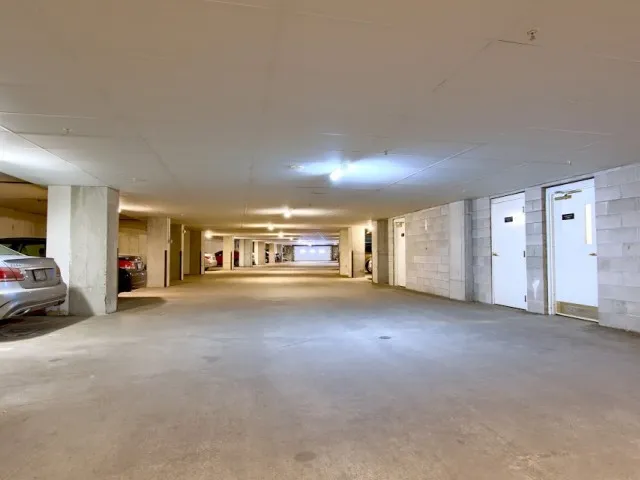 Underground heated parking