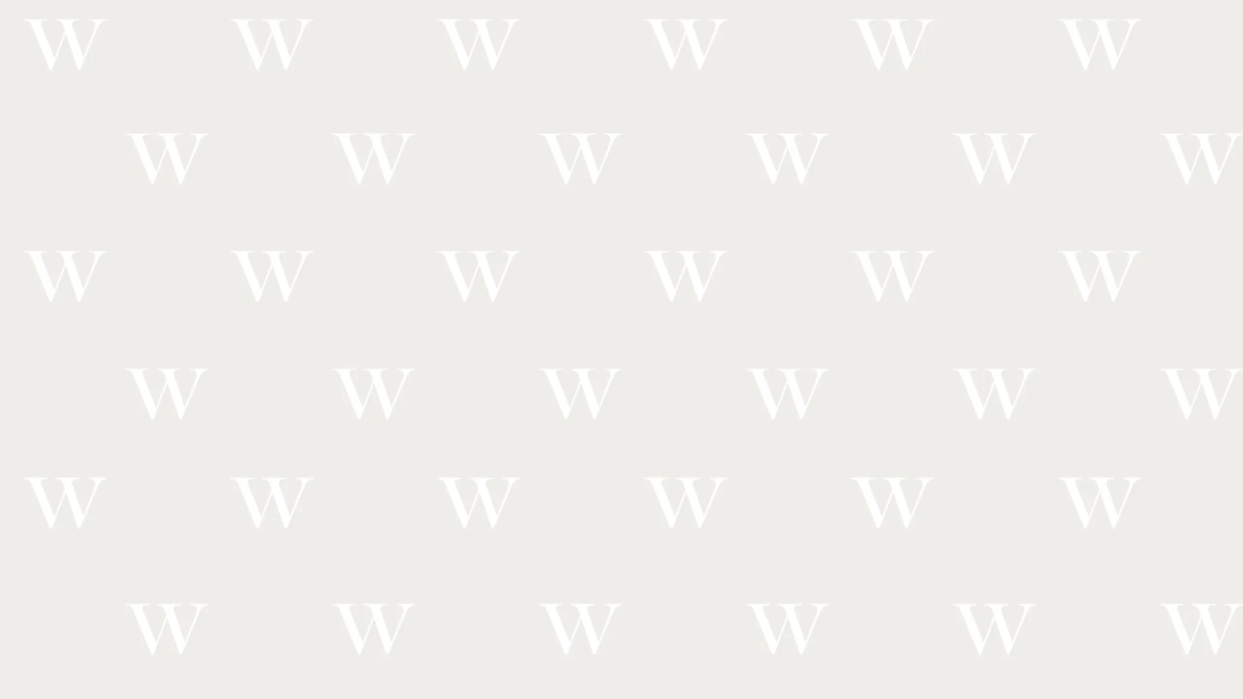 Elegant watermarked background with subtle W patterns for upscale branding.