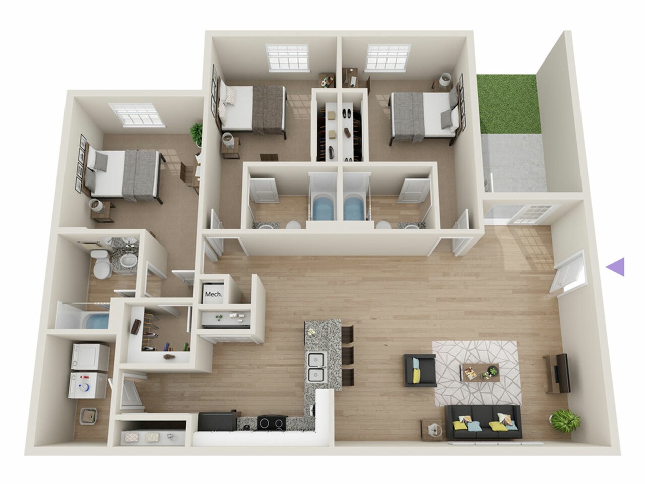 3 Bedroom Apartments Murfreesboro