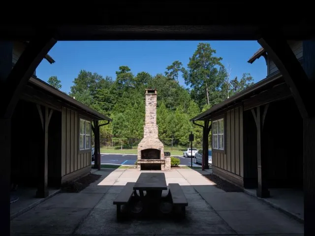 Community BBQ Grills | The Cottages of Hattiesburg | USM Apartments