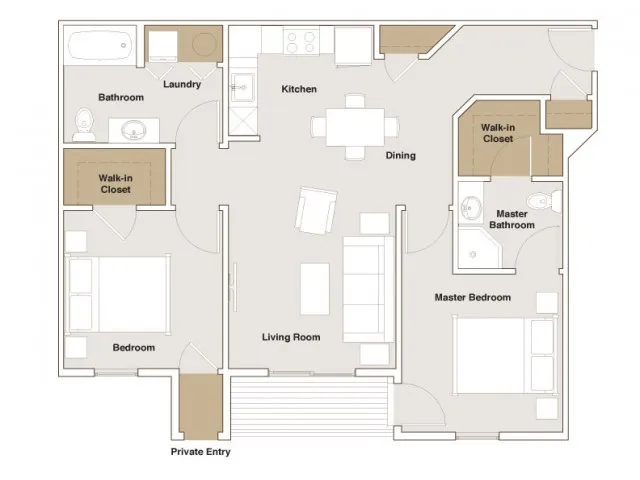 2x2 C Floorplan