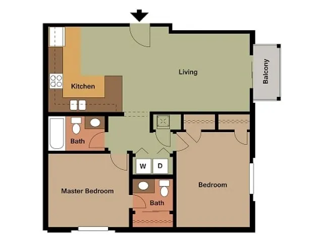 Remodeled 2 Bedroom, 1.5 Bath | 2 Bed Apartment | Scotsdale