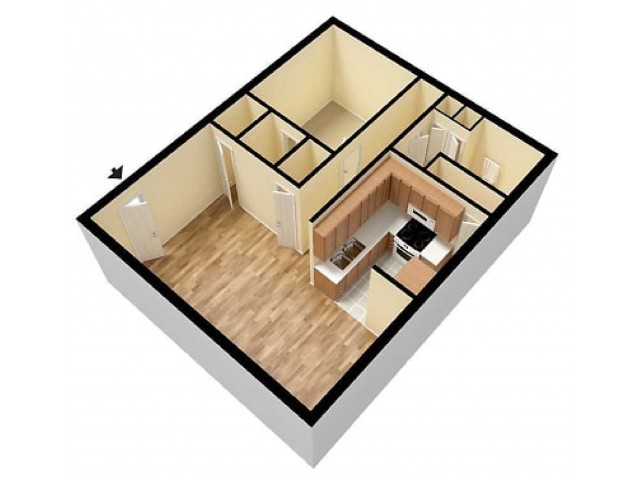 Concord 1 Bedroom 3D