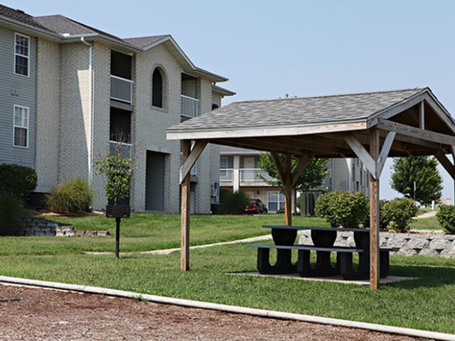 Covered Picnic Area Lakewood Village Apartments