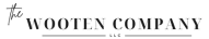 Minimalist logo for The Wooten Company LLC in black text on a transparent background. The word 'the' is written in a small, elegant script to the left of 'WOOTEN COMPANY,' which is displayed in bold, uppercase serif font