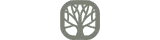 Catalpa East Apartments logo featuring a stylized tree with branching limbs inside a rounded square emblem, shown in a muted green-gray color.