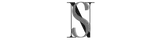 Seminole North Logo, featuring an overlapping "N" and "S" in a clean sophisticated font"