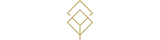 Chesterfield Village Apartments logo &ndash; elegant gold design shaped like a stylized tree.