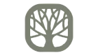 Elegant Catalpa East Apartments logo featuring a stylized tree design in a modern circular frame.