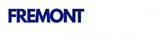 Fremont Landing Apartments logo with bold modern lettering in blue and gray