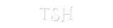 TSH Apartments logo text in white on a transparent background.