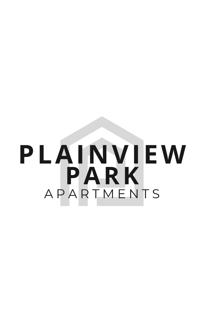 Elegant logo design for Plainview Park Apartments showcasing modern architecture and style.