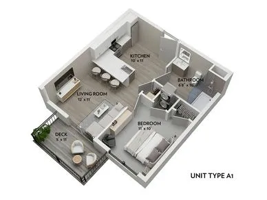 A1 - 507 Sq. Ft.