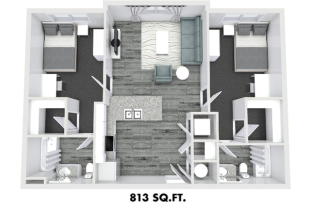 Floor Plan Image | The Nine at Memphis