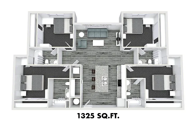 Floor Plan Image | The Nine at Memphis