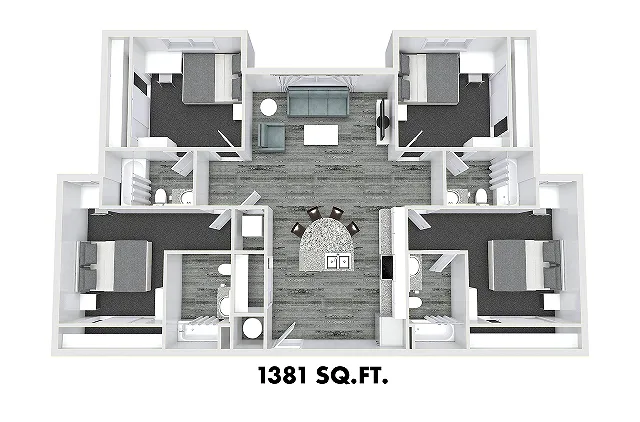 Floor Plan Image | The Nine at Memphis