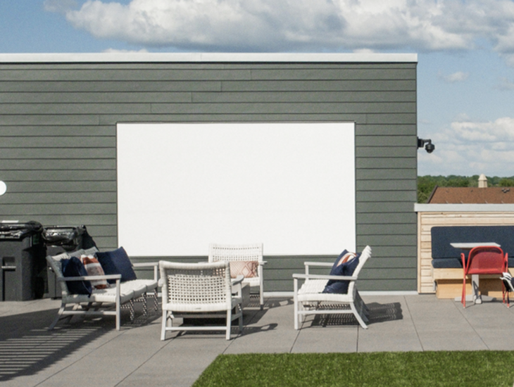 The Julia Rooftop Projector