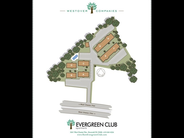 Evergreen Club Site Map