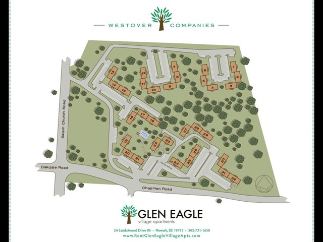 Glen Eagle Village Site Map