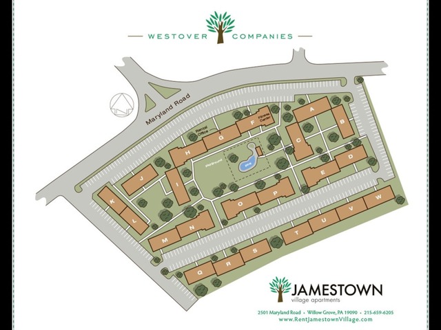 Jamestown Village Site Map