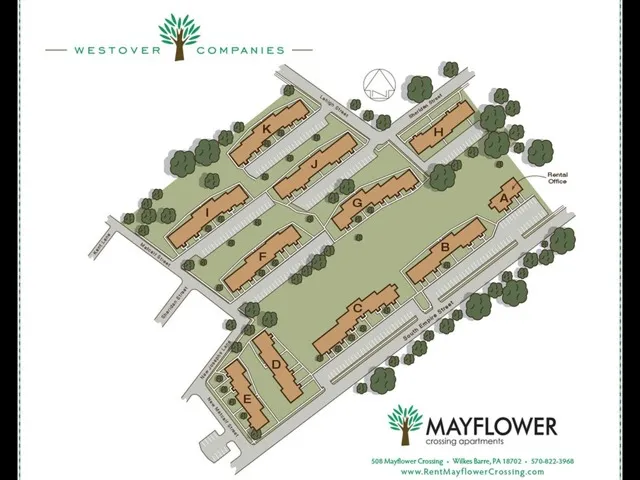 Mayflower Crossing Site Map