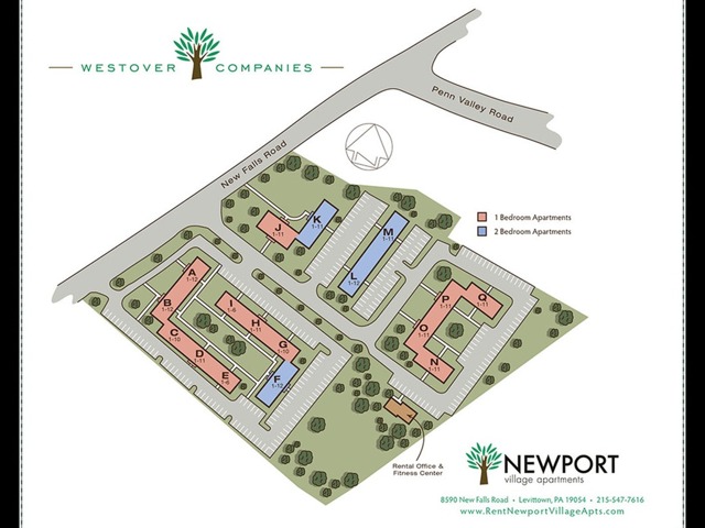Newport Village Site Map