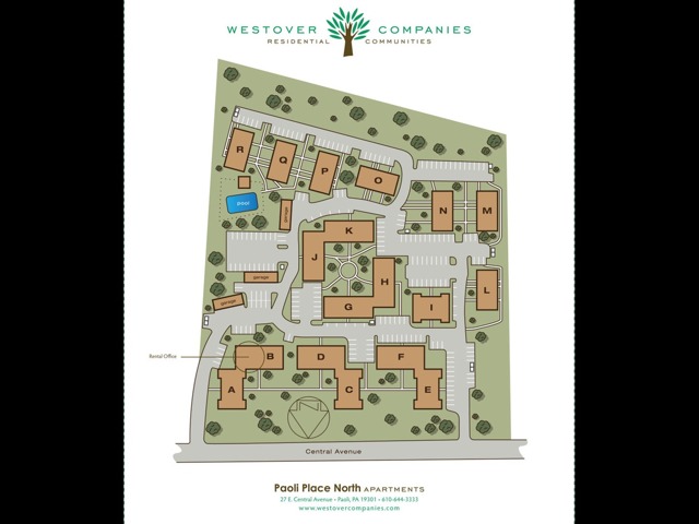 Paoli Place North Site Map