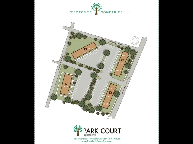 Park Court Site Map