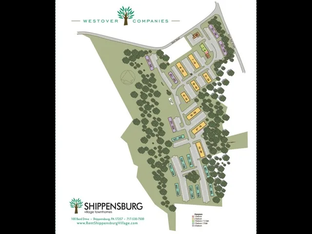 Shippensburg Village Site Map