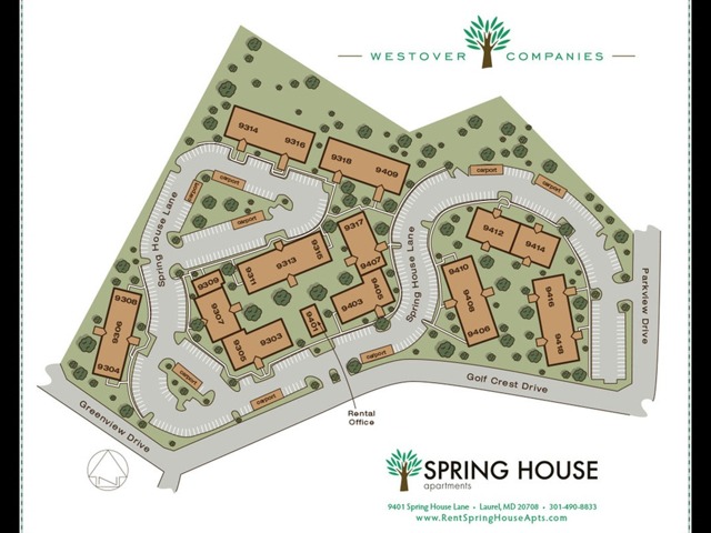 Spring House Site Map