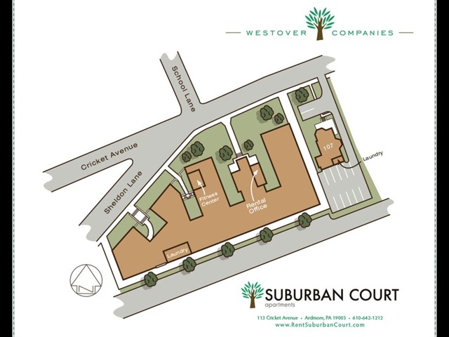 Rentals in Ardmore PA Directions to Suburban Court Apartments