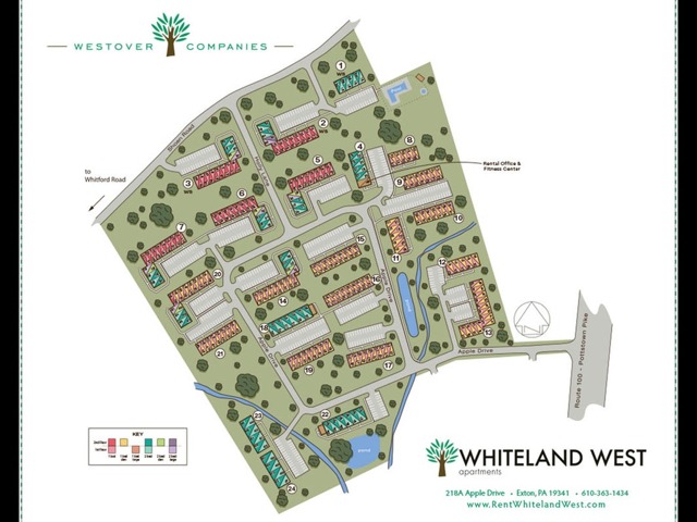 Whiteland West Site Map