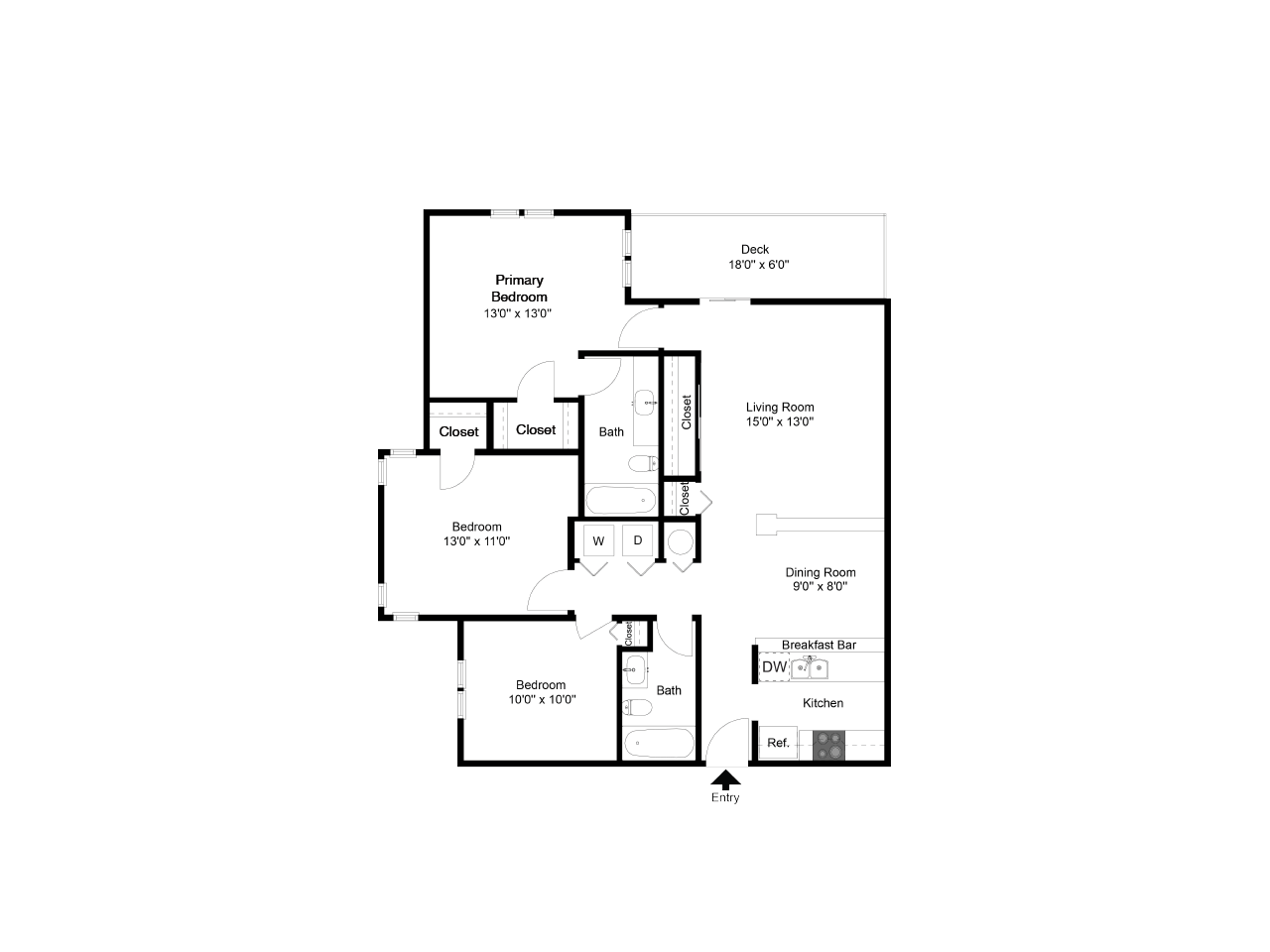 Three Bedroom