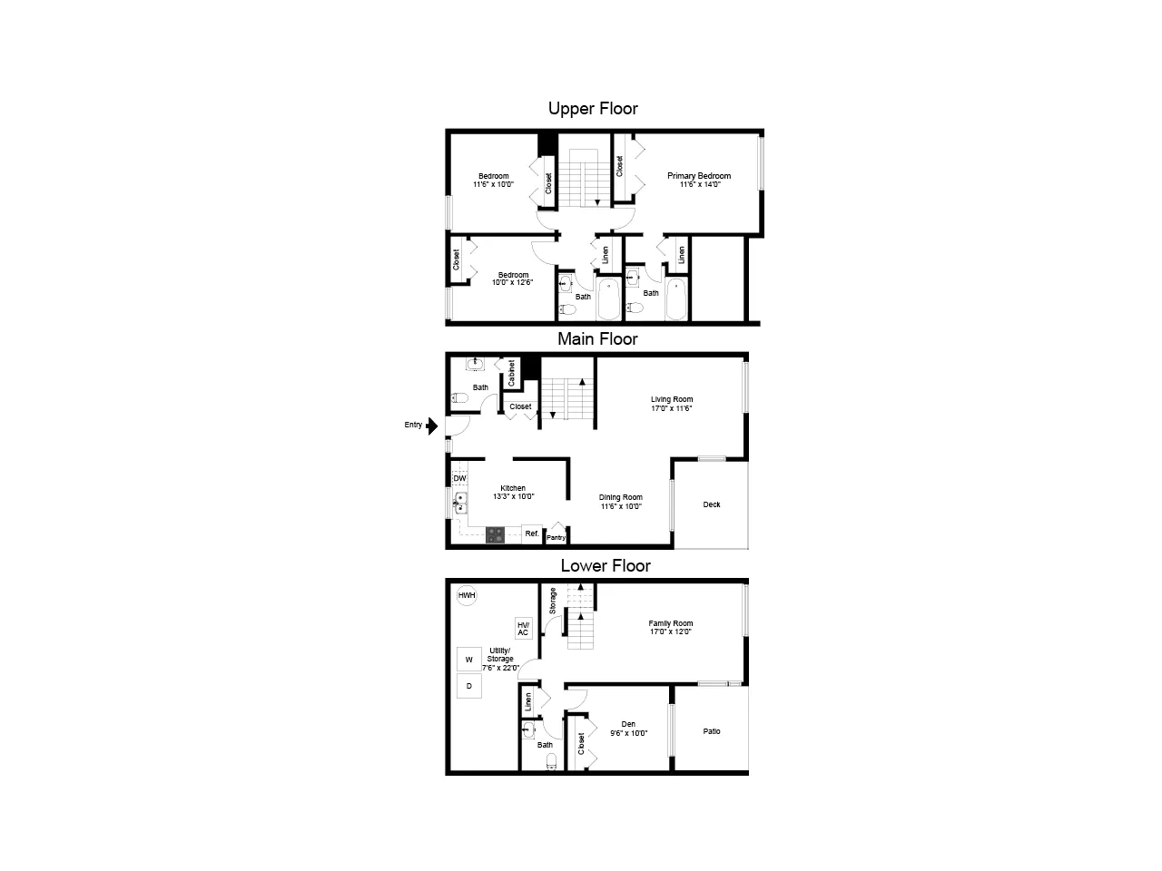 3 bed